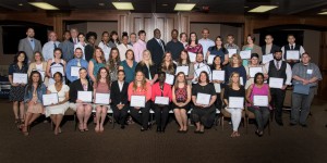 The Chattahoochee Tech Foundation honored the recipients of 42 different scholarships at a reception held Tuesday, April 26. The 56 winners, pictured in no particular order, represent a wide variety of the programs offered at Chattahoochee Technical College.