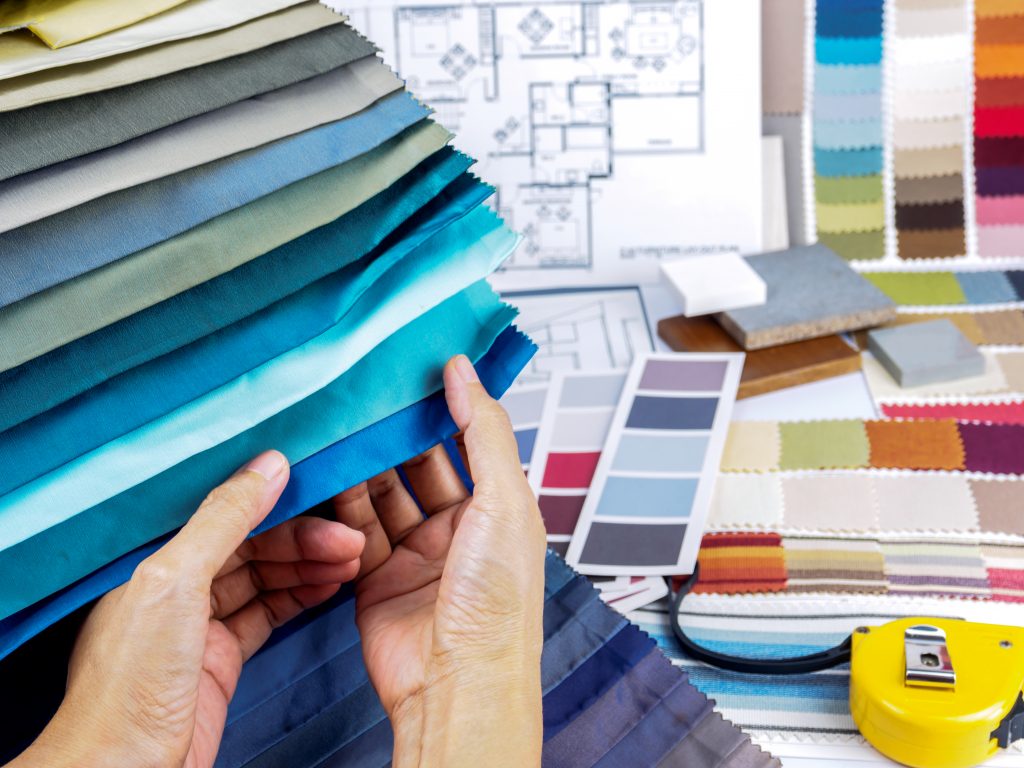 Home interior decoration and renovation planning concept