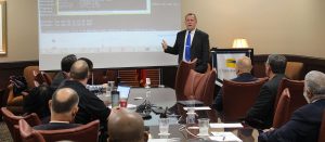 CTC Instrustor makes cybersecurity education presentation for State Senate committee.