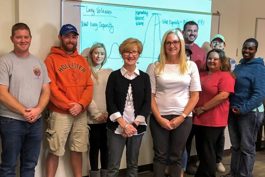 Board Member Denise Ray visited the Appalachian Campus.