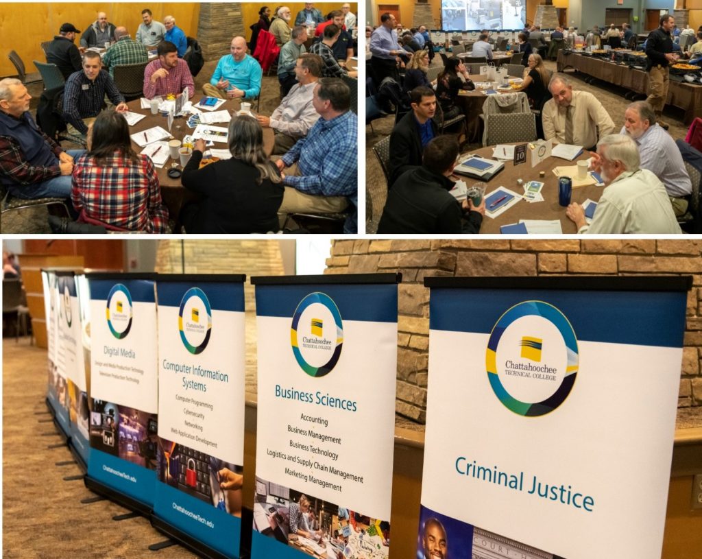 Nearly 200 people attended the Chattahoochee Tech 2020 appreciation event for those who serve on program advisory committees for the college's business and technical programs.