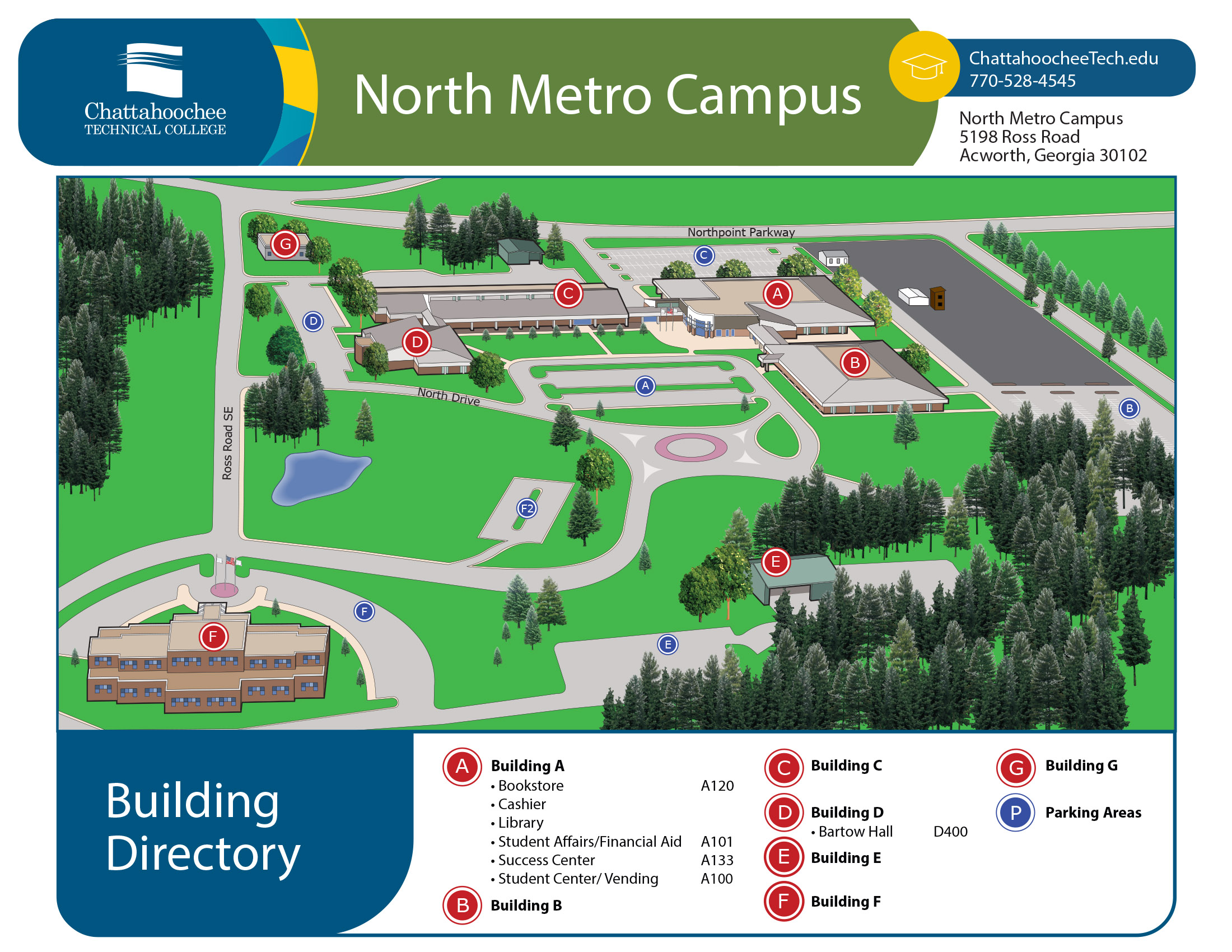 chattahoochee tech north metro campus map Campus Locations Chattahoochee Technical College chattahoochee tech north metro campus map