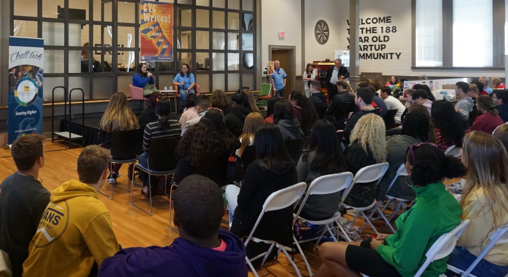 Award-winning author Becky Albertalli was the featured speaker at the 2019 CTC Writes! Literary Festival.
