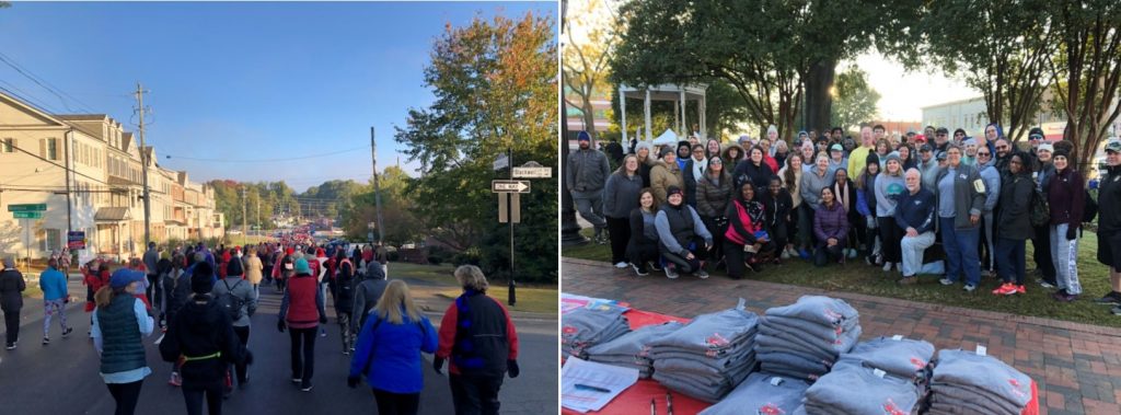 Downtown Marietta was filled with people for the 2019 Northwest Georgia Heart Walk.