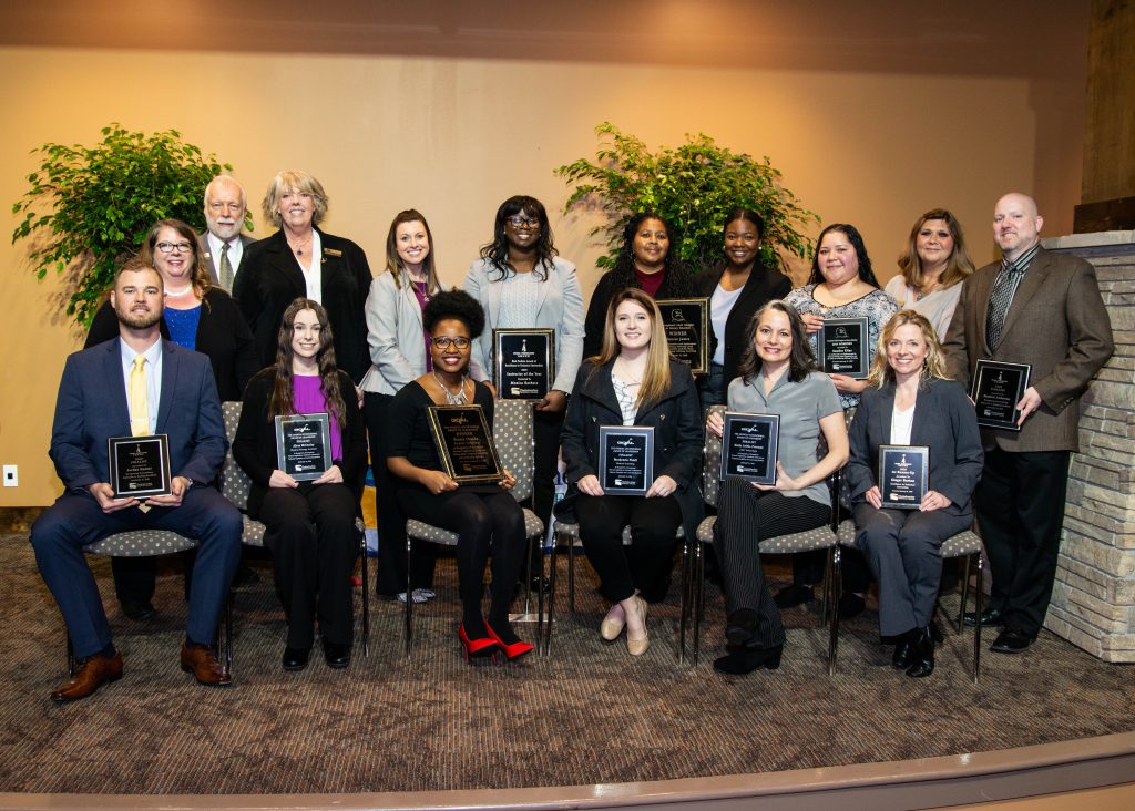 Chattahoochee Tech award finalists are shown here, at the college's 2020 Awards Luncheon.