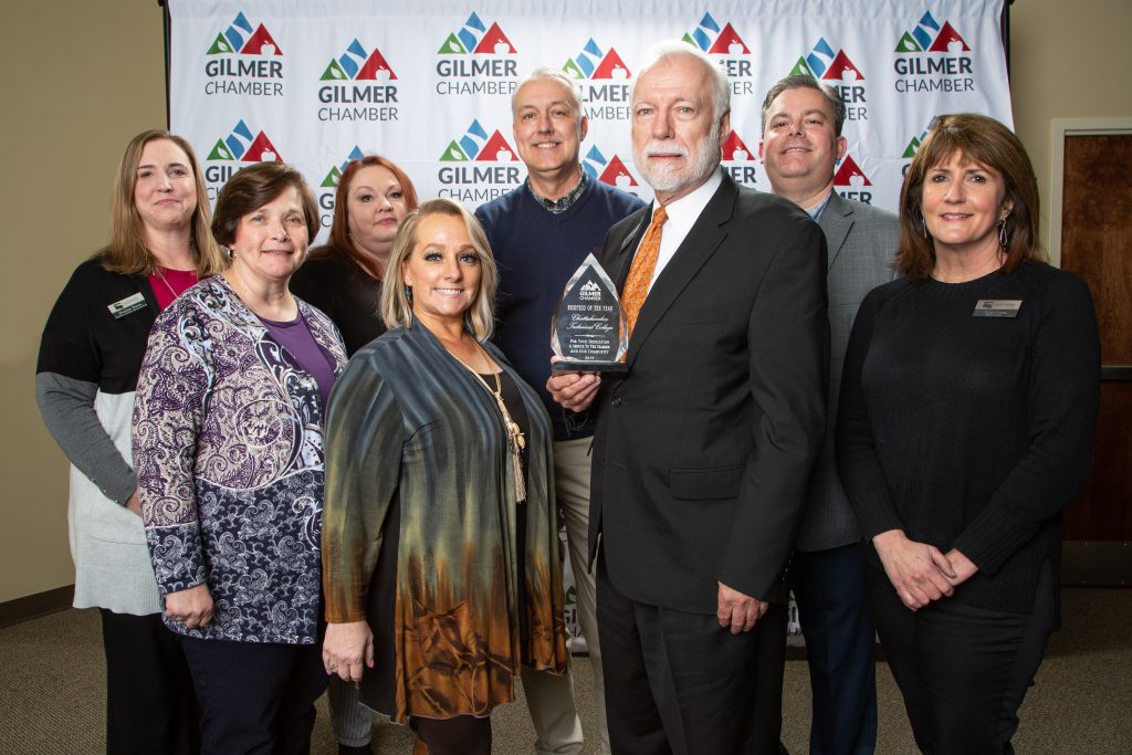 Shown here, l-r, on the front row are Marsha Honea, Amy Denney, Dr. Ron Newcomb and Lynn Long. Shown, l-r, on the second row are Heather Pence, Mechelle Ballew, David Simmons and Jason Tanner. 