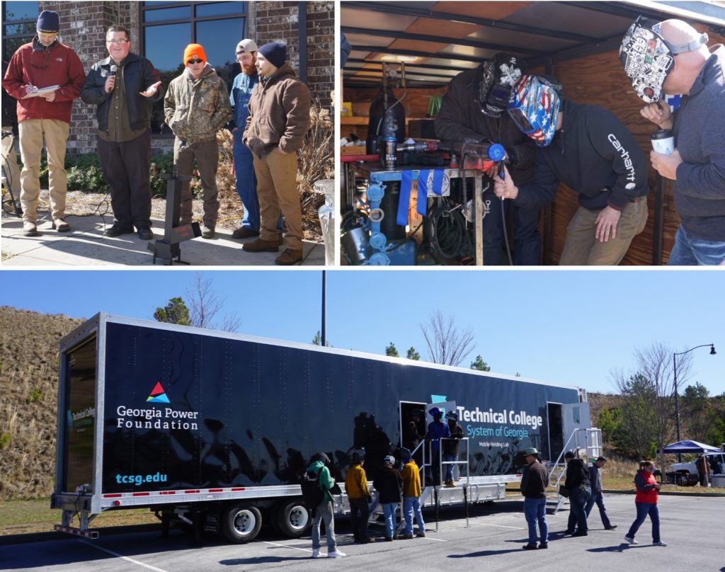 The Technical College System of Georgia mobile welding lab was featured at this event.