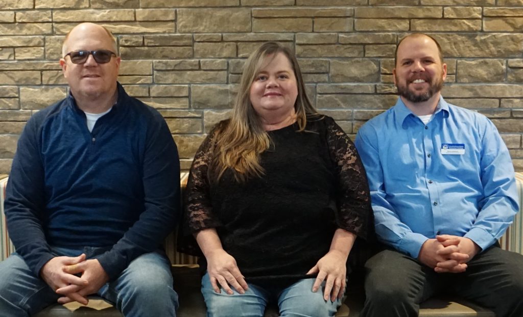 Shown here, l-r, are Chattahoochee Tech Aviation Maintenance Program Director Alan Biercewicz, Paralegal Studies Program Director Amie Ray Davis, and Brewing and Fermentation Production Technology Program Director Steve Anderson.