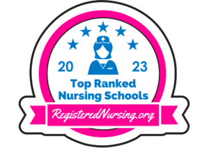 2023 Top Ranked Nursing Schools Badge