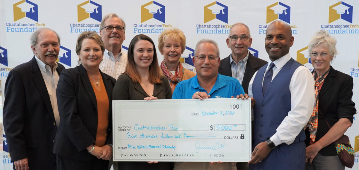 Habitat for Humanity Scholarship Donation Presentation at Chatt Tech