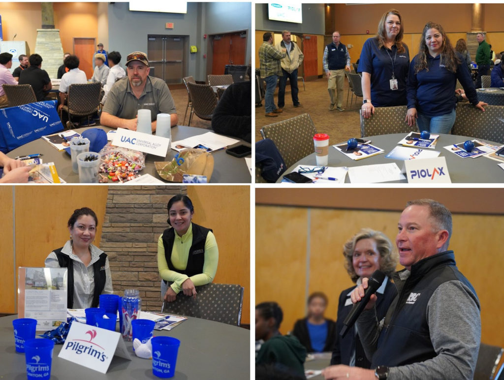 Participants gathered at the North Metro Campus for the Lunch and Learn.