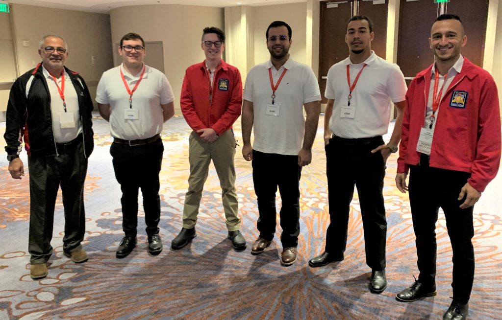 Four Chatt Tech students who earned medals are SkillsUSA Georgia are shown here with instructors Joe and Alan Kazemian.