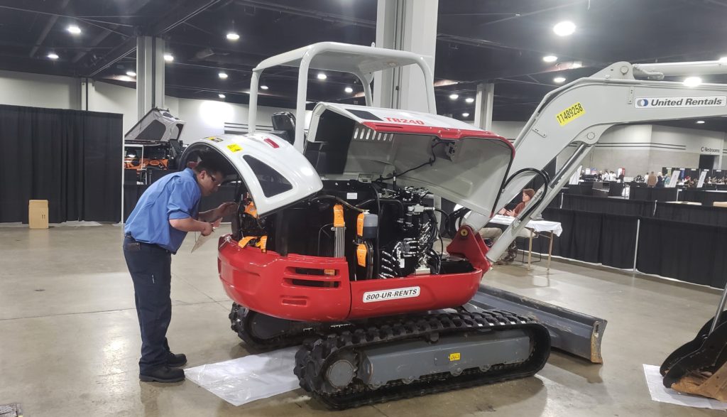 Chatt Tech student Dalton Lee competes in Diesel Technology at SkillsUSA Georgia