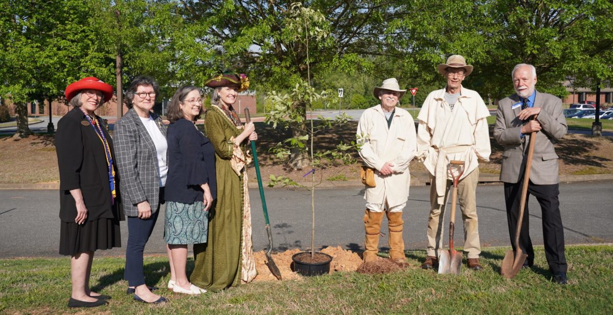 Liberty Tree Planting Ceremony at Chatt Tech with SAR and DAR members