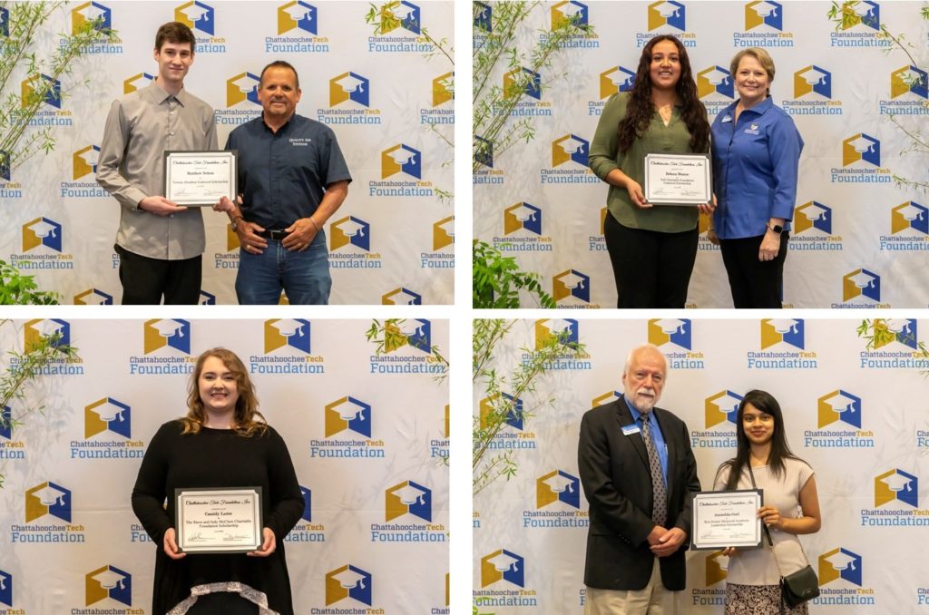 2022-2023 Scholarship Award Recipients at Chattahoochee Tech Foundation awards presentation event