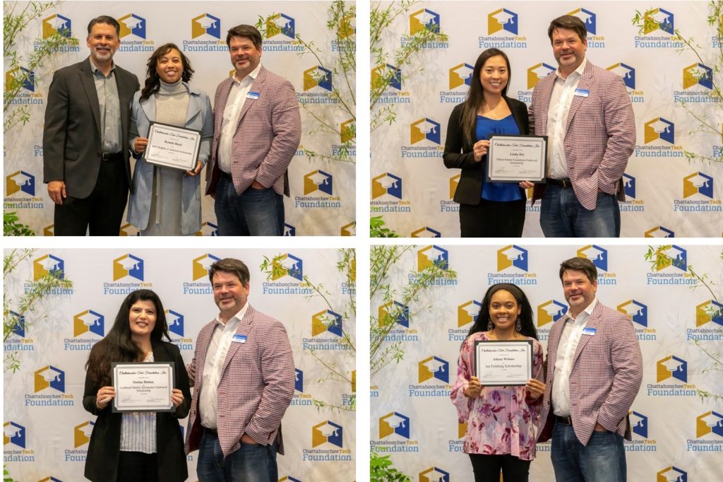 2022-2023 Scholarship Award Recipients at Chattahoochee Tech Foundation awards presentation event