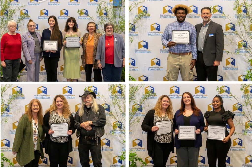 2022-2023 Scholarship Award Recipients at Chattahoochee Tech Foundation awards presentation event