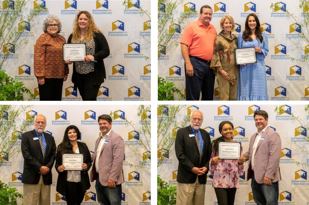 2022-2023 Scholarship Award Recipients at Chattahoochee Tech Foundation awards presentation event