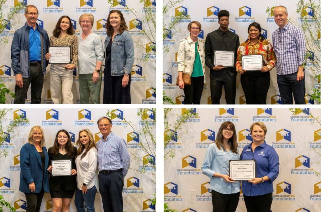 2022-2023 Scholarship Award Recipients at Chattahoochee Tech Foundation awards presentation event