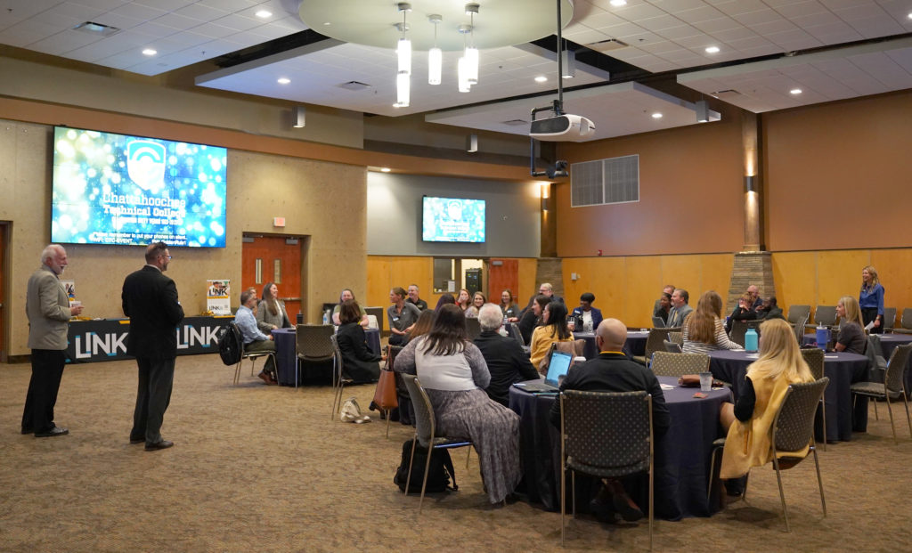 Chatt Tech and KSU officials gathered at the Chatt Tech North Metro Campus to formally launch the new LINK program.