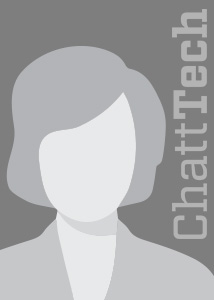 Silhouette of a generic female against a gray background with the Chatt Tech logo along the side
