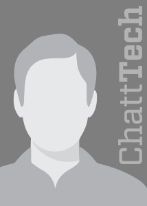 Silhouette of a generic male against a gray background with the Chatt Tech logo along the side