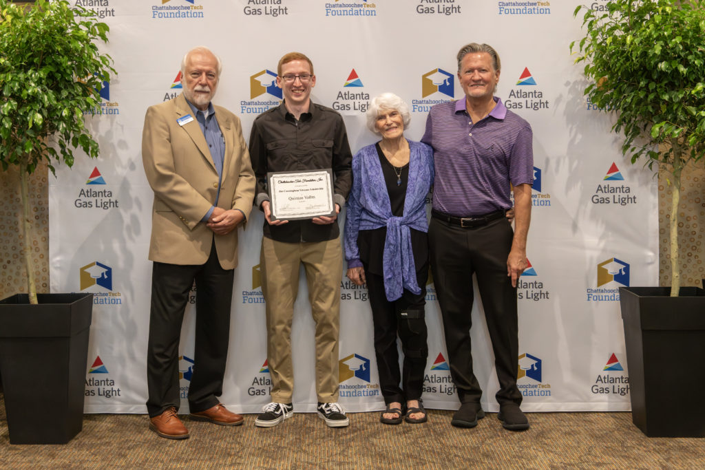 Jim Cunningham Veterans Scholarship award recipient