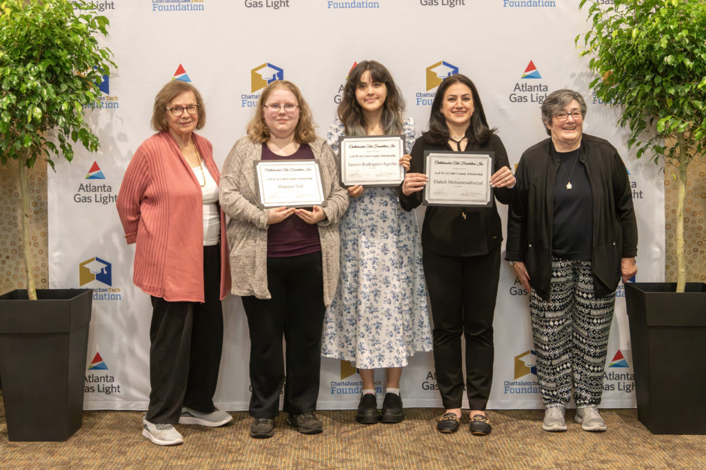 AAUW of Cobb County Scholarship award recipients