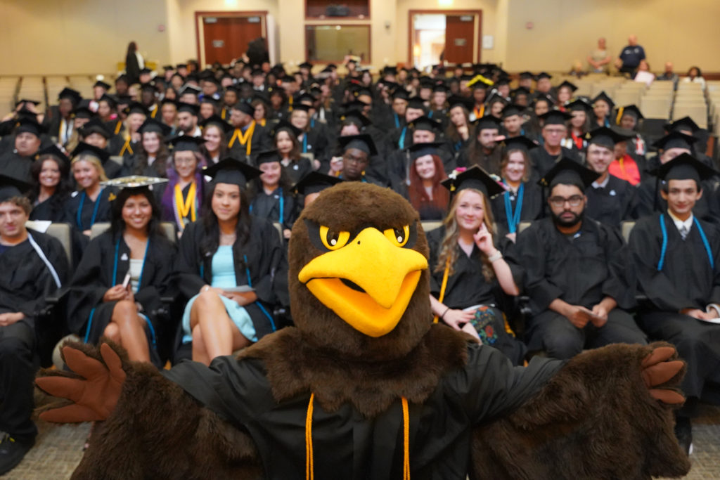 Swoop congratulates graduates gathered for commencement