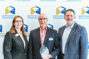 LGE Credit Union representatives accepting the SPARK Award