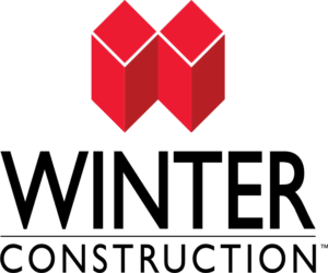 Winter construction logo