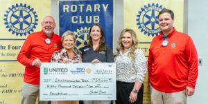 Paulding Rotary Presents $50K donation check to Chattahoochee Tech Foundation