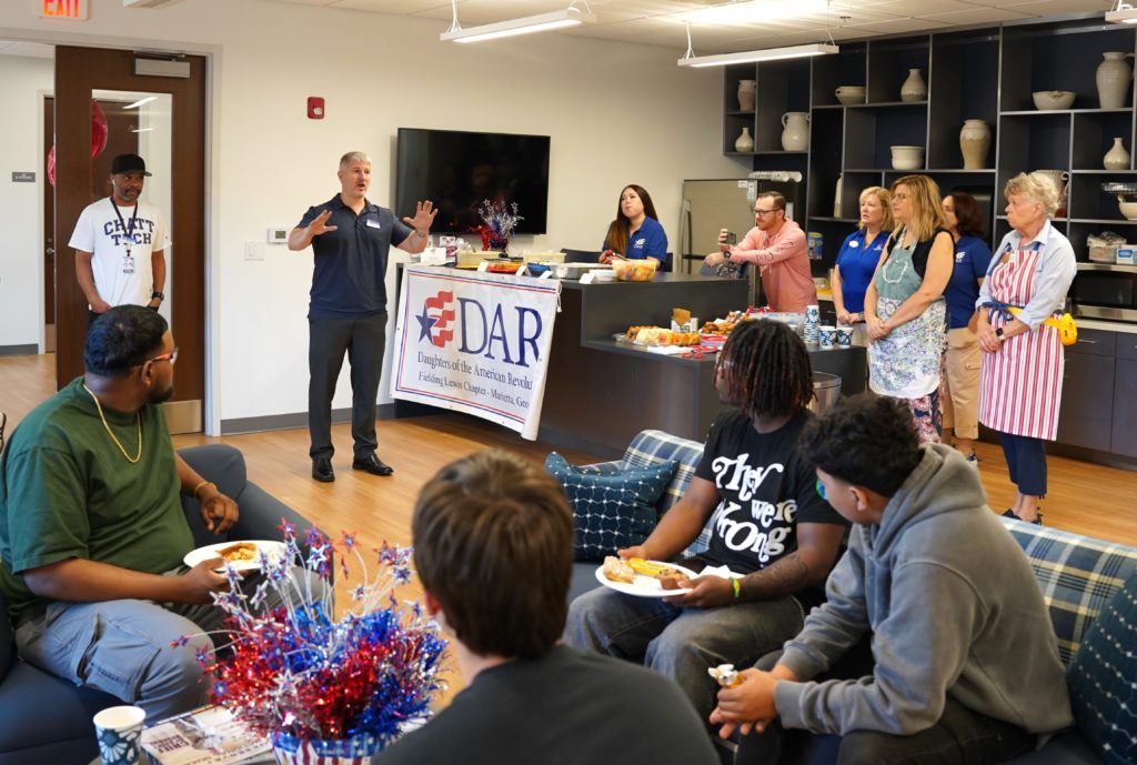 Chattahoochee Tech Director of Veteran Services Michael Payne offers a warm welcome and shares insights about the VECTR Center's mission and impact.